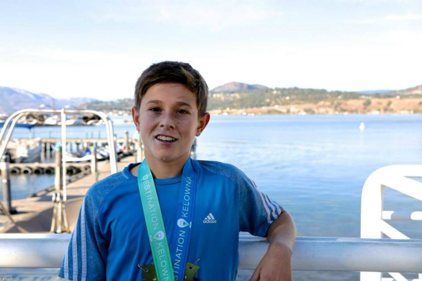 Jacob Harris, pictured just after his win. (Photo Credit: KelownaNow.com)