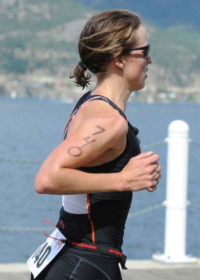 <who>Lorne White/KelownaNow </who>Kelowna's Malindi Elmore posted the fastest run time on the way <br>to a second-place finish behind Heather Wurtele.