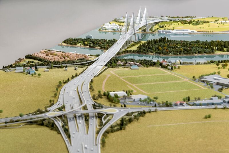<who>Photo Credit: Government of B.C.</who>An artists rendering of the future bridge.