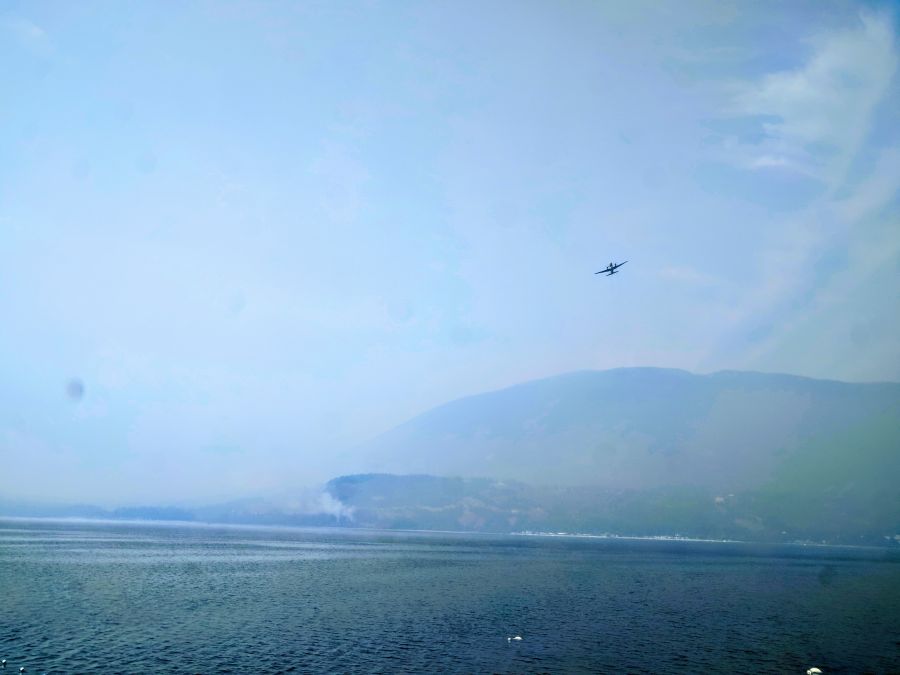 Photo credit: James Clark - from Sunnybrae Park of the Kault Hill fire.