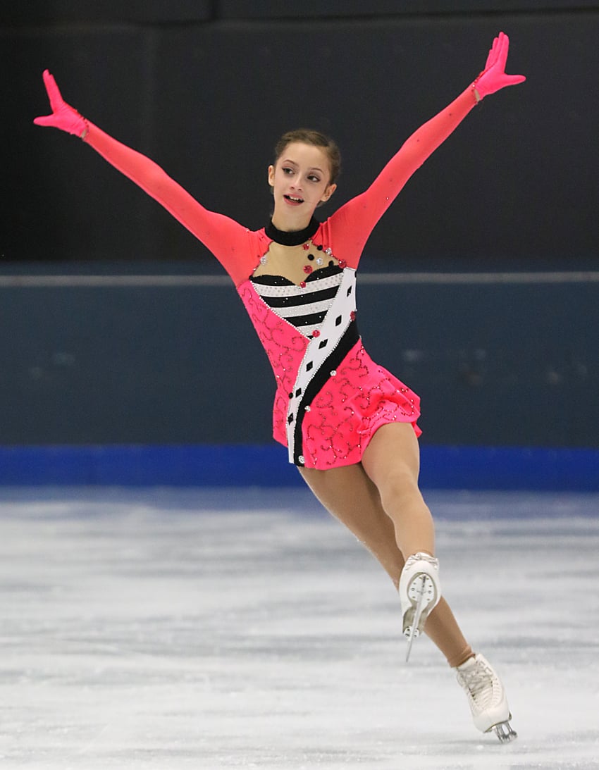 <who>Photo Credit: Contributed </who>The KSC's Daria Carr topped the field in both segments of the Pre-novice competition in Burnaby.