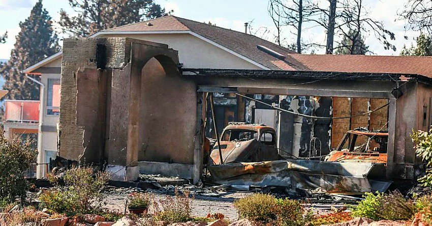 Eight homes were lost in the fire.