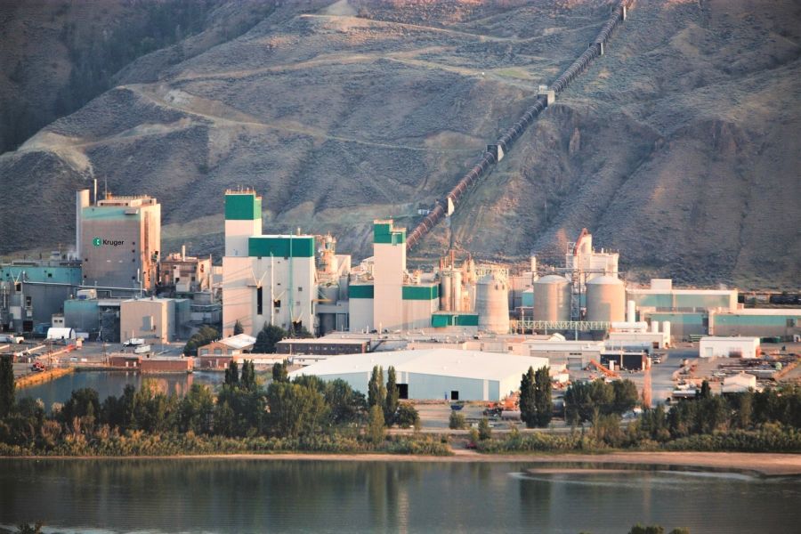 </who>Kruger Specialty Papers Holding has acquired the Domtar pulp mill in Kamloops, pictured above.