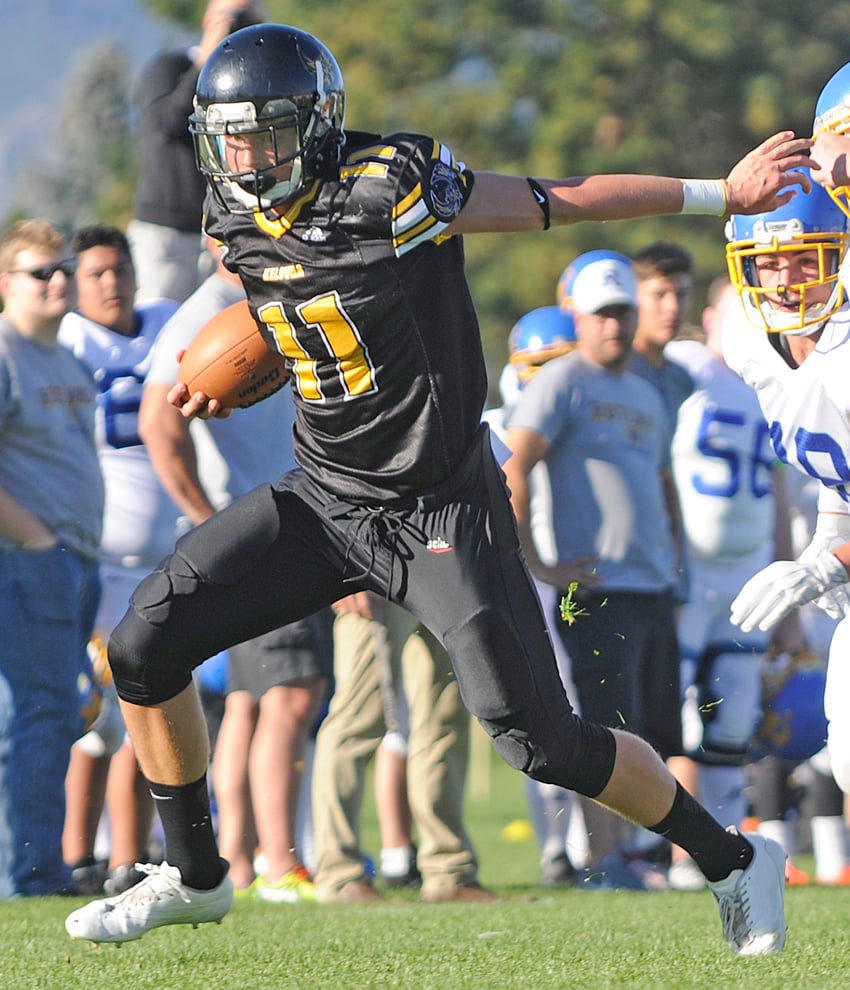 Nolan Ulm caught three touchdown passes in the Owls' win over the Centennial Centaurs.