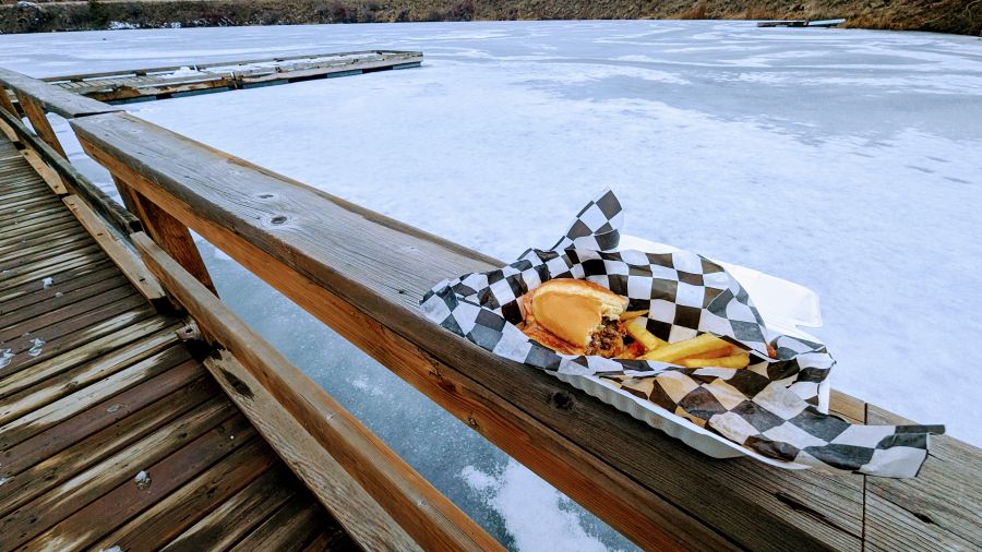<who>Photo Credit: NowMedia/Gord Goble</who> Dinner at Yellow Lake