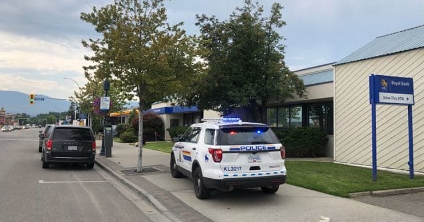 Kelowna man, 26, gets 4 years in jail for armed bank robbery