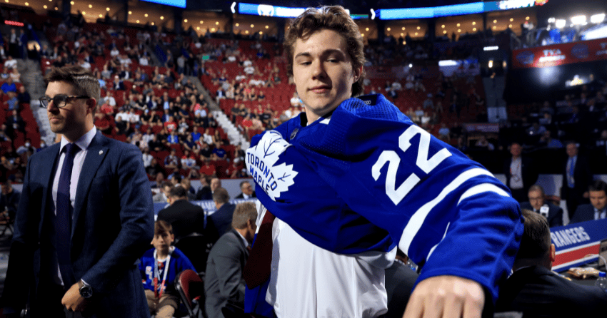 Fraser Minten has made the Toronto Maple Leafs as a teenager