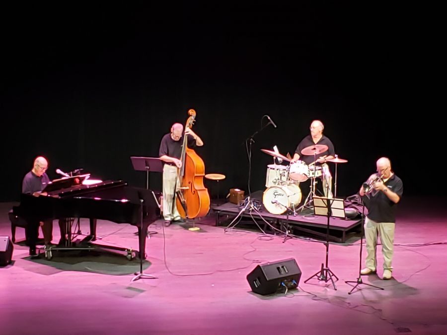 <who> Photo Credit: NowMedia </who> Jazz Out West performing at Oliver's Venables Theatre.