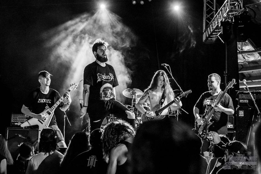 Local band Apollyon performing at AMF 2017