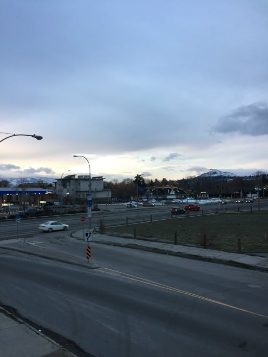 <who> Photo Credit: KelownaNow </who> Environment Canada expects a mix of sun and clouds with a chance of rain.