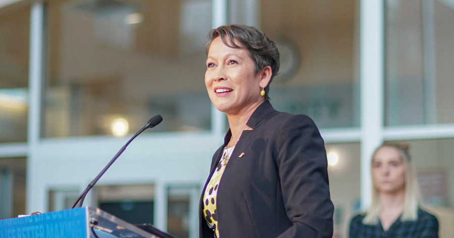 <who> Photo Credit: BC Government </who> Melanie Mark has been the Minister of tourism since the fall 2020 election. 