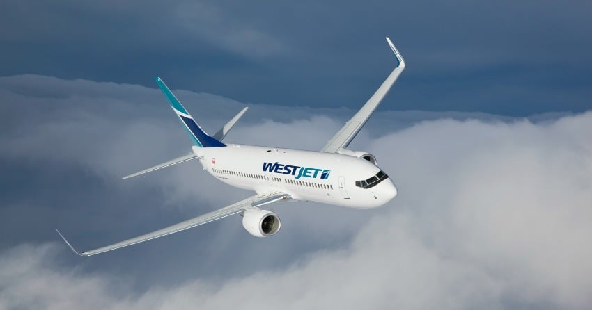 <who> Photo Credit: WestJet </who> Boeing 737