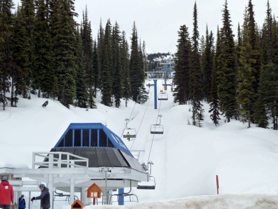 <who>Photo Credit: skiresort.info</who>The Gem Lake chairlift at Big White, where the missing snowboarder was last seen.
