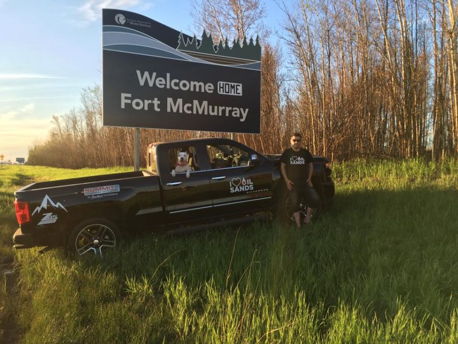 <who>Photo Credit: Robbie Picard on Facebook</who>Picard finally returned to Fort McMurray for good in June.