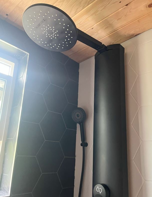 Sensational shower uses 80 less water and still has incredible pressure