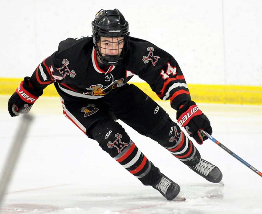 <who>Photo Credit: Lorne White/KelownaNow </who>Kayson Gallant scored his team-leading 19th goal and helped set up two other Kelowna tallies.