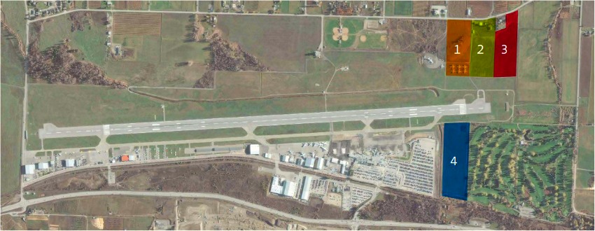 The Kelowna Airport has applied for land usage approval to the ALC when it comes to four plots of ALR land.