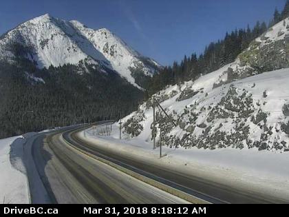 Coquihalla Summit, HWY 5, about 7 km north of Zopkios Brake Check.