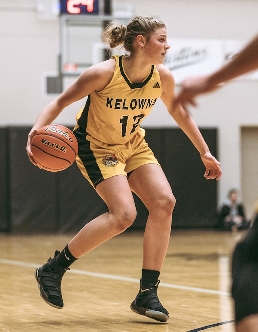 <who>Photo Credit: VancouverBasketball.com </who>Kennedy Dickie netted 26 points in a semifinal win over the Okanagan Mission Huskies.