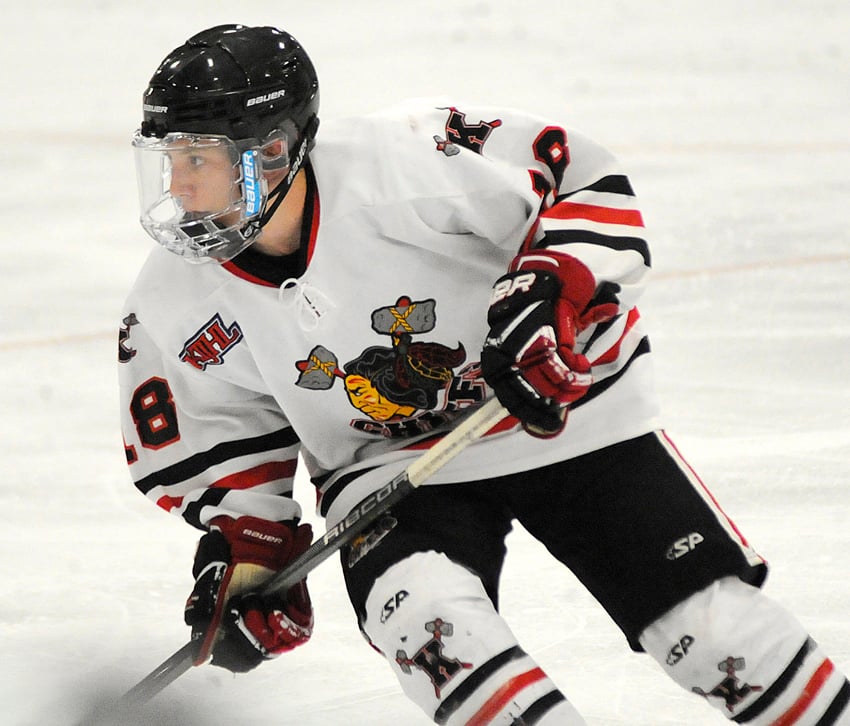<who>Photo Credit: Lorne White/KelownaNow </who>Lane Paddison, who just turned 17, still with hopes of moving up to the junior A ranks.