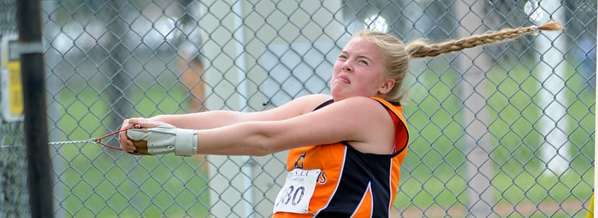 <who>Photo Credit: Lorne White/KelownaNow </who>Aberdeen Hall's Phoebe Price-Roberts threw to a pair of wins and a second place.