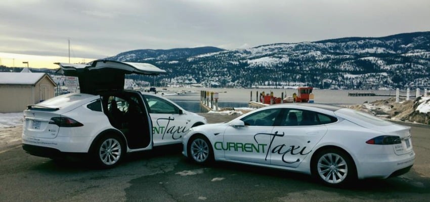 Tesla taxis hit the streets of Kelowna