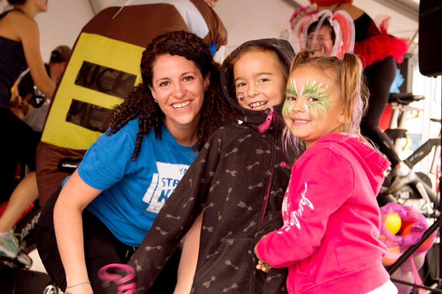 Children enjoy the festivities during 2015's Cycle for Strong Kids.