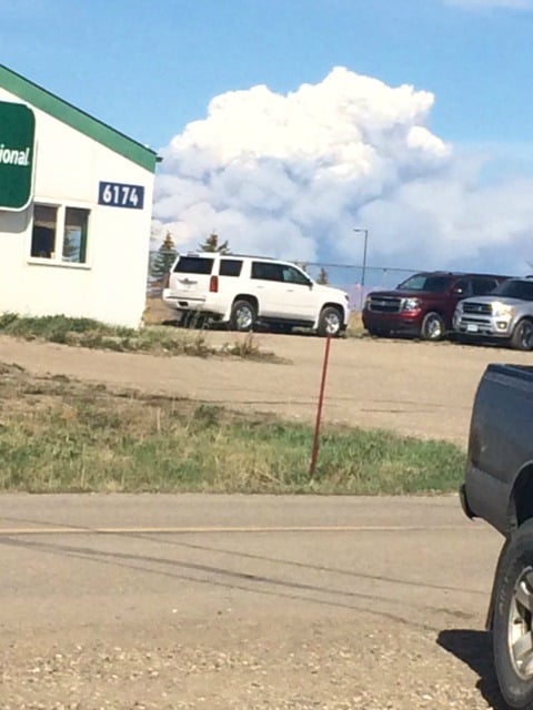 The Siphon Creek fire is still 100 per cent active as crews can't get close enough to contain it.