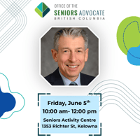 Meet Dan Levitt, BC's Seniors Advocate
