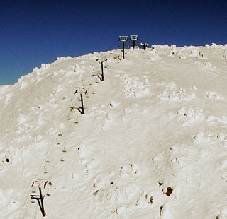 <who> Photo Credit: Courtesy of Big White. </who> The Falcon chair pictured in 1992.