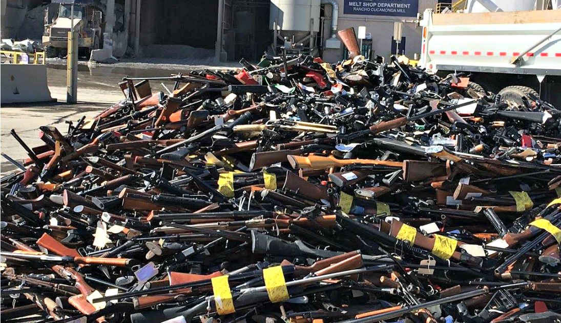 Thousands of confiscated guns destroyed in L.A.
