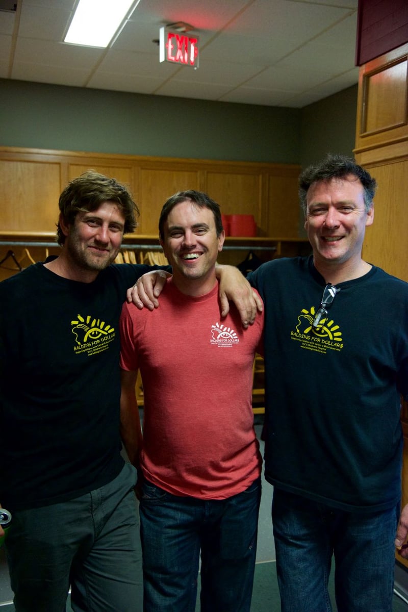 The 3 organizers Left: Matt Jewell Middle: Adam Brockman Right: Bernie Ryan