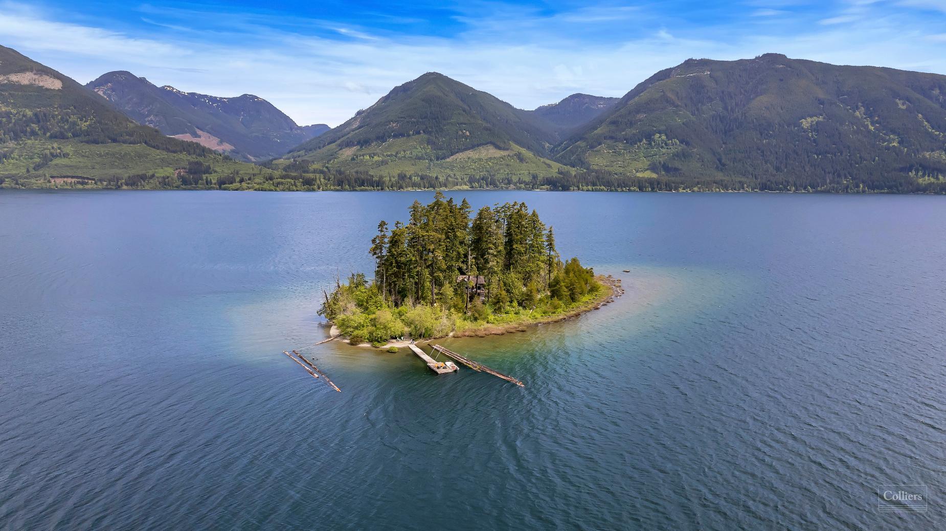 Private island on BC lake hits the market for $1.5M