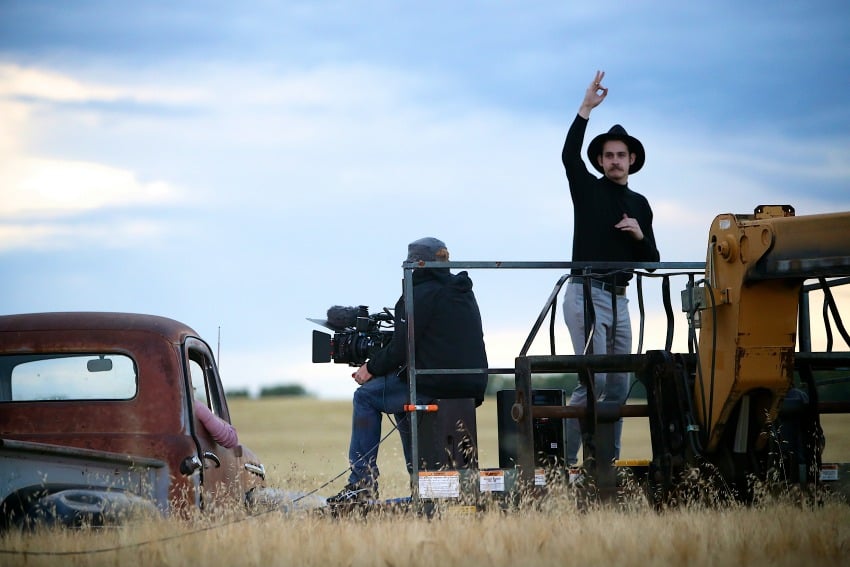 Photo Credit: Sarah Thorpe. </who> Benjamin Musgrave, 21, directed the film Late Harvest.  