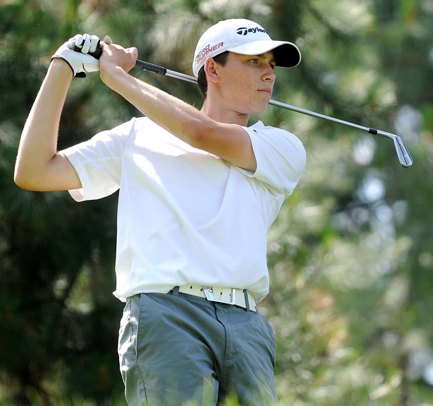 <who>Photo Credit: Lorne White/KelownaNow </who>Nik Federko captured Maple Leaf Junior Tour win at Predator Ridge Golf Resort on Tuesday