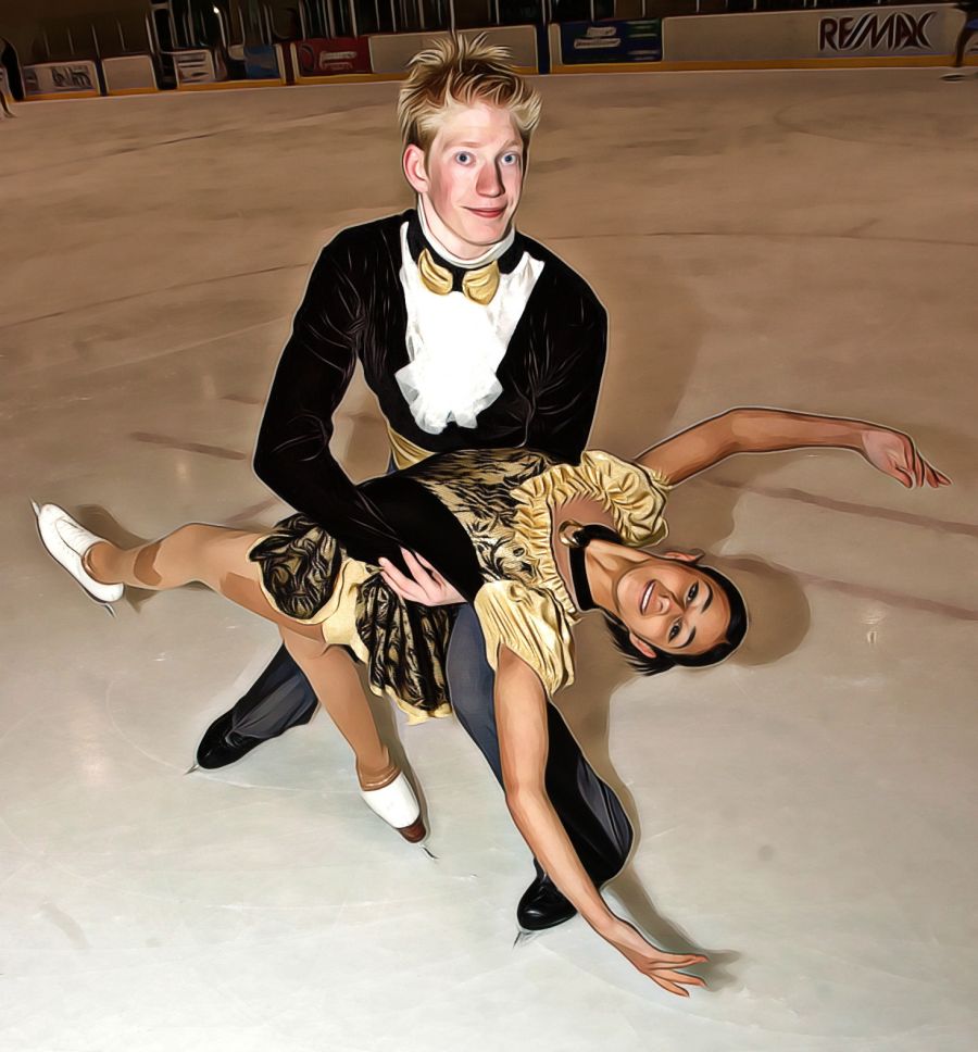<who>Photo Credit: Lorne White/KelownaNow </who>Chris Cowell and Amanda French of the Kelowna Skating Club (2006).