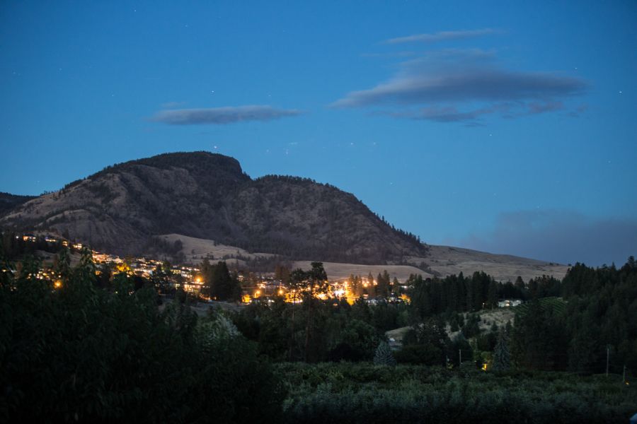 Photo credit: KelownaNow - taken at 9:00 p.m.