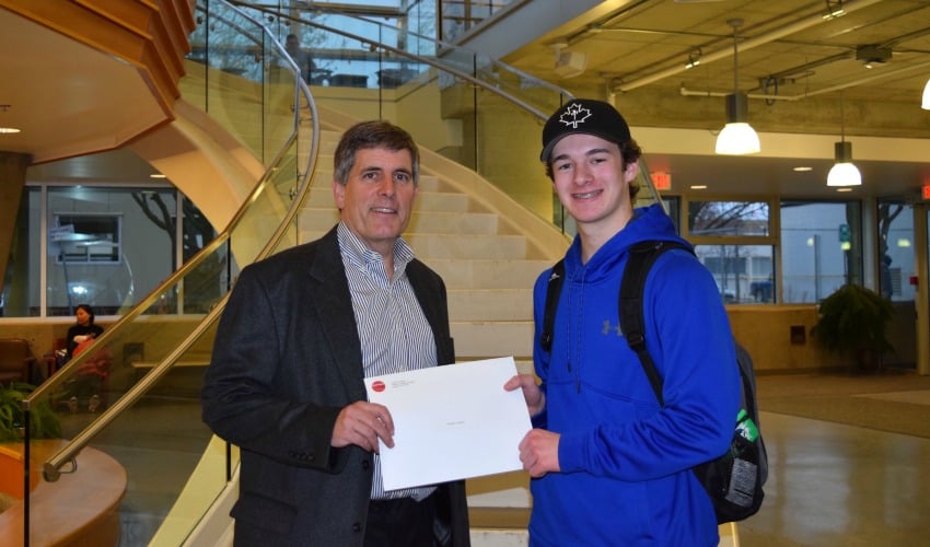 KSS student wins tuition to Okanagan College
