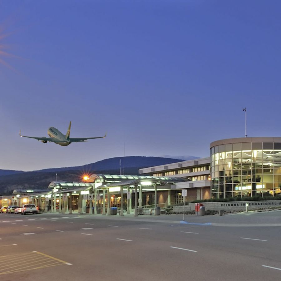 <who>Photo Credit: Kelowna International Airport</who>The 2020 passenger count at Kelowna International Airport is projected to be 700,000, a dramatic plunge from the pre-COVID annual count of over 2 million.