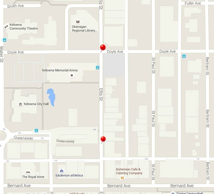 The location of the closure.