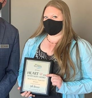 </who>Jill Breer of Eldorado Resort won the Service Superstore award.