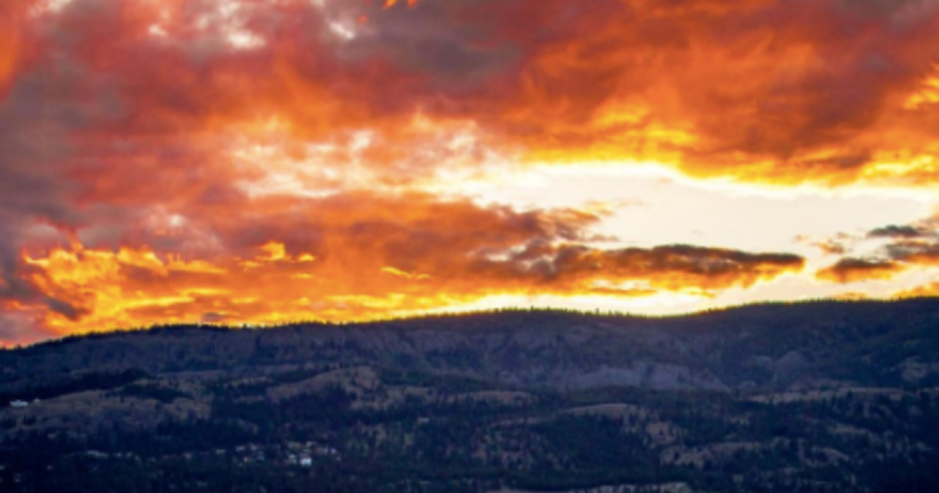 PHOTOS: Picturesque sunsets hit the Interior Sunday night