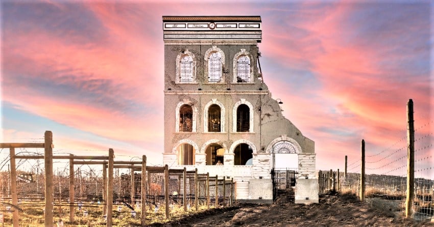 Why does this West Kelowna winery look like a ruined castle?