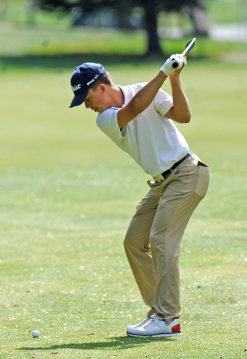 Kaeden Miles of Kelowna finished in a tie for second at Two Eagles.