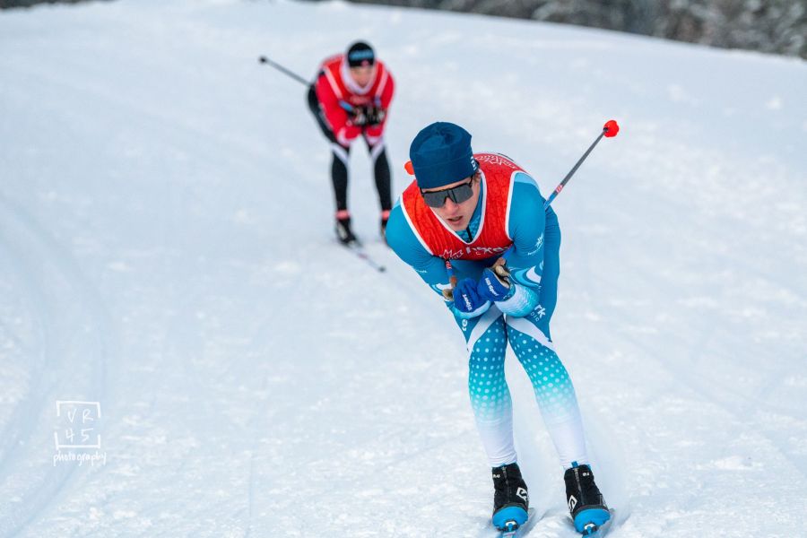 <who> Photo Credit: Doug Stephen VR45 Photography </who> Garrett Siever, who is the only Team Telemark athlete on the Nordiq Canada Olympic Development program. 