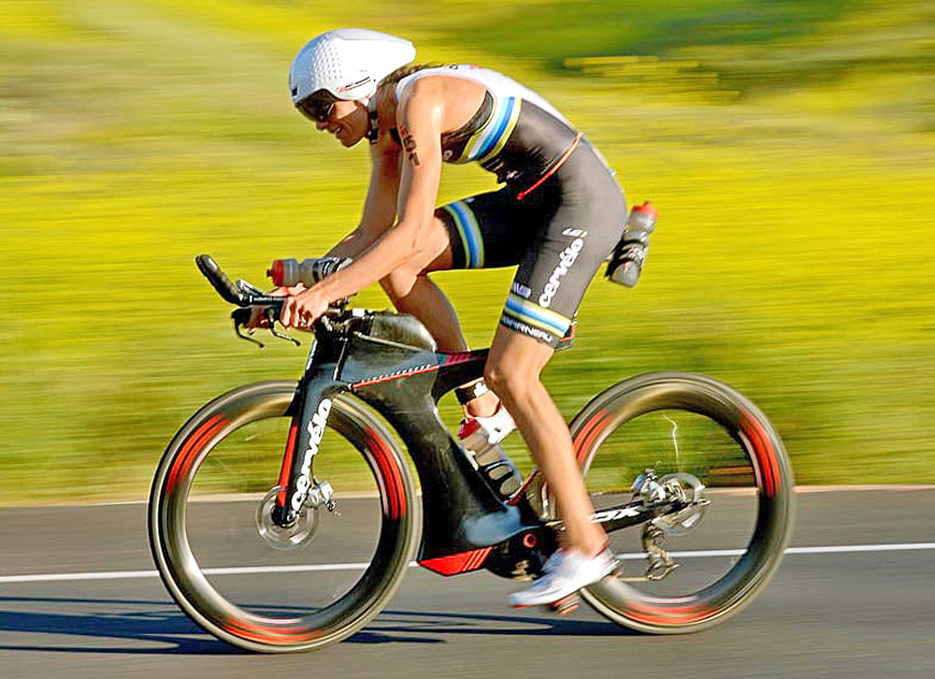 <who>Photo Credit: Donald Miralle/Ironman </who>Heather Wurtele of Kelowna raced to third place at Ironman 70.3 California in Oceanside.