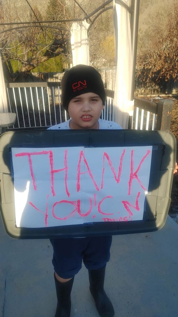 CN employee tosses Kamloops boy special birthday gift from train