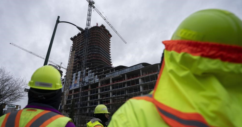 Worker dead after load from construction crane falls on BC building site