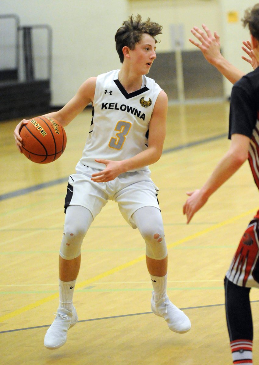 <who>Photo Credit: Lorne White/KelownaNow </who>Malcom Greggor led the Owls in scoring and was named the Valley tournament's MVP.