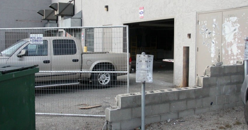 <who>Photo Credit: KelownaNow</who>Site of the Cornerstone shelter on Monday, November 27th.